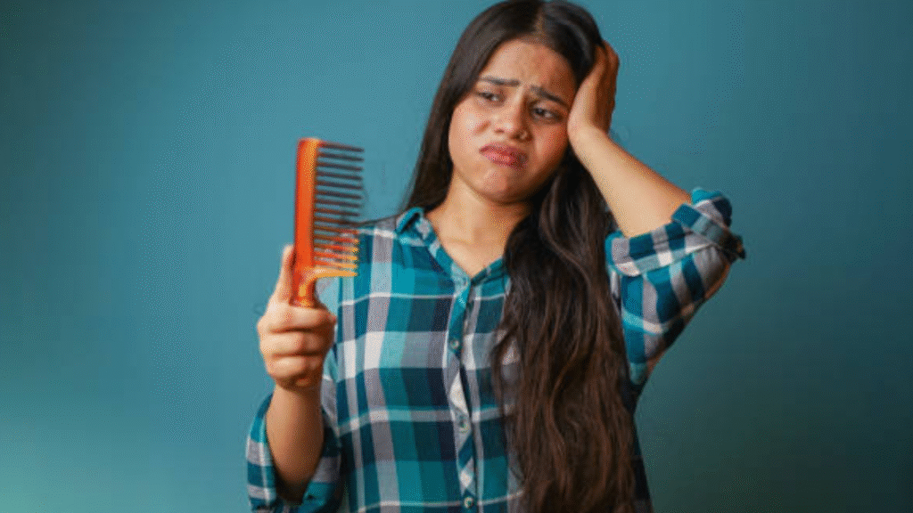 कंघी करते समय सावधानी